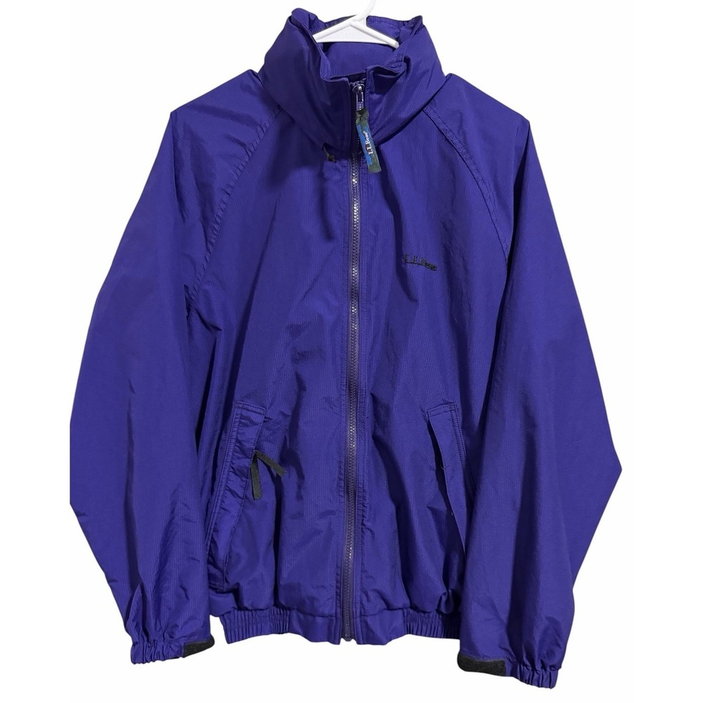 L.L. Bean Zip Up Lightweight Jacket Purple Men's Size Small